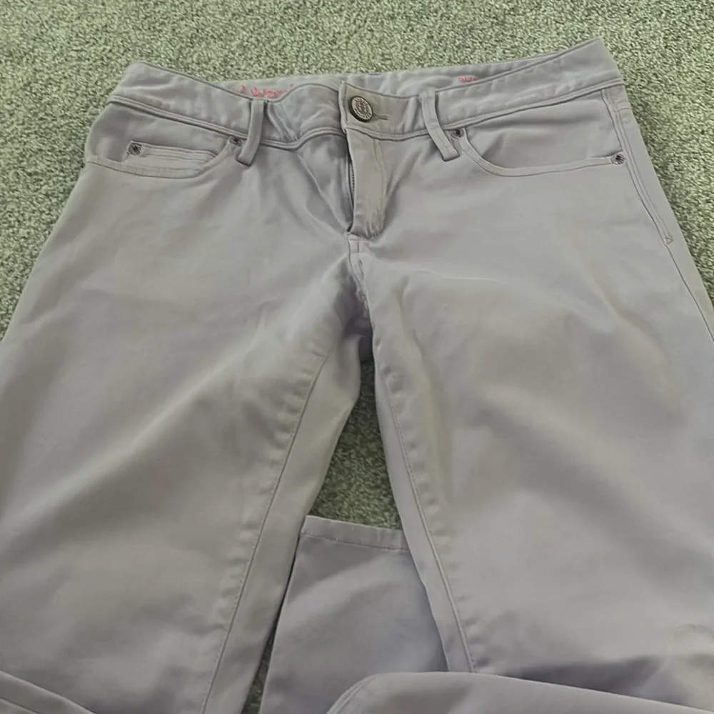 Lilly Pulitzer Lavender Skinny Pants - Picture 3 of 3